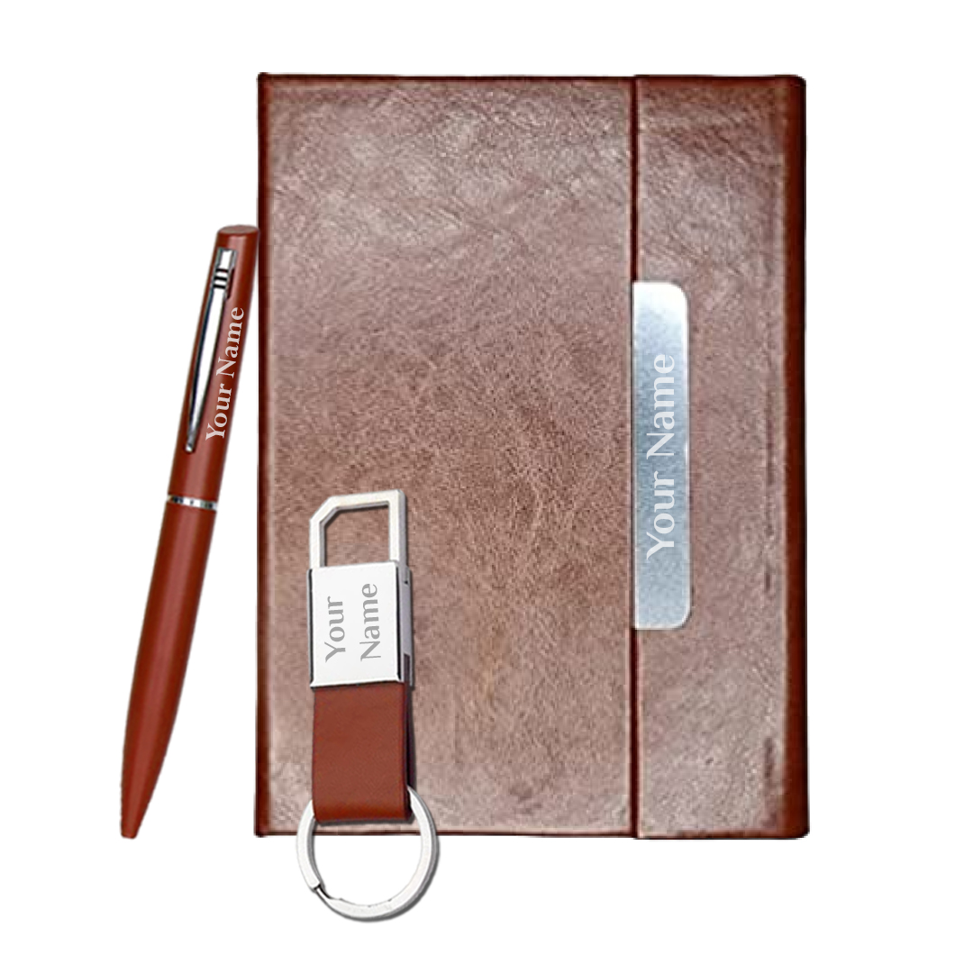 1683272331_Fold Diary, Pen, and Keychain 3 in 1 Gift Set